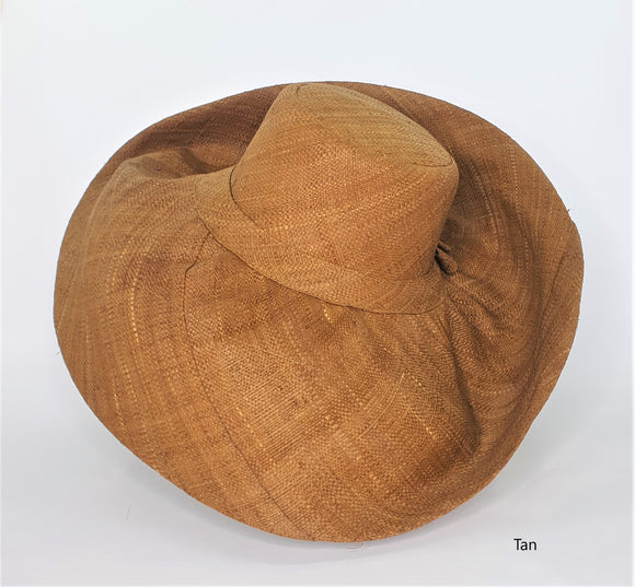 Curve Brim Raffia Hat Large Brim