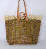 Tote Raffia Bag with Two Handles Raffia Large Madagascan