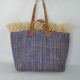 Tote Raffia Bag with Two Handles Raffia Large Madagascan