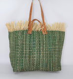 Tote Raffia Bag with Two Handles Raffia Large Madagascan