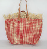 Tote Raffia Bag with Two Handles Raffia Large Madagascan