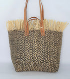 Tote Raffia Bag with Two Handles Raffia Medium Madagascan