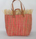 Tote Raffia Bag with Two Handles Raffia Medium Madagascan