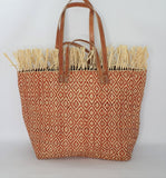 Tote Raffia Bag with Two Handles Raffia Medium Madagascan