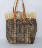 Tote Raffia Bag with Two Handles Raffia Medium Madagascan