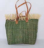 Tote Raffia Bag with Two Handles Raffia Medium Madagascan
