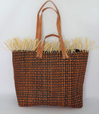 Tote Raffia Bag with Two Handles Raffia Medium Madagascan