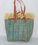 Tote Raffia Bag with Two Handles Raffia Small Madagascan