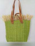 Tote Raffia Bag with Two Handles Raffia Small Madagascan