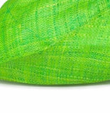 Raffia Curve Brim Hat Large Brim in Apple Green Madagascan