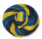 Raffia Curve Brim Hat Large Brim in Gum Drops Madagascan