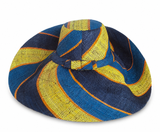 Raffia Curve Brim Hat Large Brim in Gum Drops Madagascan