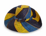 Raffia Curve Brim Hat Standard Brim in Gum Drops Madagascan