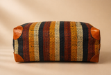 Raffia Striped Handbag Large in Butterscotch Madagascan