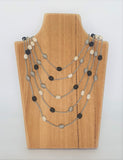 5 STRAND BAUBLE SILK NECKLACE Khmer Cambodian