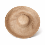 Raffia Curve Brim Hat Large Brim in Biscuit Madagascan