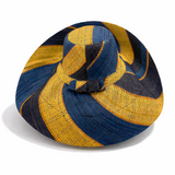 Raffia Curve Brim Hat Large Brim in Gum Drops Madagascan
