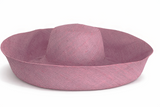Raffia Curve Brim Hat Large Brim in Lavender Madagascan