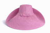 Raffia Curve Brim Hat Large Brim in Lilac Dream Madagascan