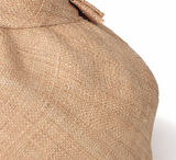 Raffia Curve Brim Hat Large Brim in Natural Madagascan