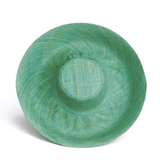 Raffia Curve Brim Hat Large Brim in Seafoam Madagascan
