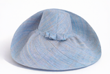 Raffia Curve Brim Hat Large Brim Sky Blue Madagascan
