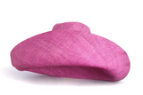 Raffia Curve Brim Hat Large Brim in Sweet Lilac Madagascan