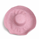 Raffia Curve Brim Hat Large Brim in Thistle Madagascan