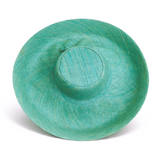 Raffia Curve Brim Hat Large Brim in Tiffany Blue Madagascan