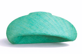 Raffia Curve Brim Hat Large Brim in Tiffany Blue Madagascan