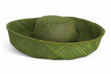 Raffia Curve Brim Hat Standard Brim in Avocado Madagascan