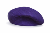 Raffia Curve Brim Hat Standard Brim in Dark Indigo Madagascan