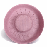 Raffia Curve Brim Hat Standard Brim in Lilac Pink Madagascan