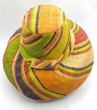 Raffia Curve Brim Hat Standard Brim in Jelly Beans Madagascan