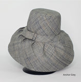 RAFFIA CURVE BRIM HAT BLOCK COLOURS Madagascan