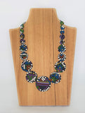 DOUBLE CIRCLES COTTON NECKLACES ADJUSTABLE Khmer Cambodian
