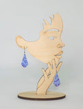 FIR TREE SILK EARRINGS Khmer Cambodian