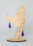 FIR TREE SILK EARRINGS Khmer Cambodian