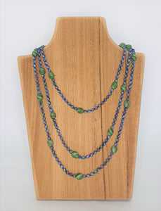 LONG SINGLE STRAND SILK NECKLACE 2.2m Khmer Cambodian