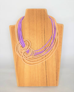 LOOPED CORD SILK NECKLACE Khmer Cambodian