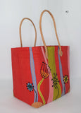 LILIES RAFFIA BASKET LARGE Madagascan