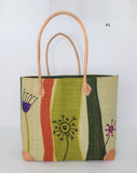 LILIES RAFFIA BASKET LARGE Madagascan