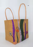 LILIES RAFFIA BASKET LARGE Madagascan