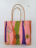 LILIES RAFFIA BASKET LARGE Madagascan