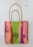 LILIES RAFFIA BASKET LARGE Madagascan