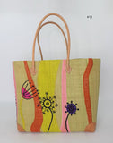 LILIES RAFFIA BASKET LARGE Madagascan