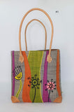 LILIES RAFFIA BASKET SMALL Madagascan