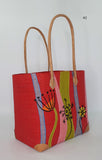 LILIES RAFFIA BASKET SMALL Madagascan
