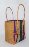 LILIES RAFFIA BASKET SMALL Madagascan