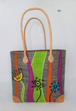 LILIES RAFFIA BASKET SMALL Madagascan